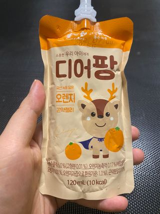 [몸엔용] 우리 아이 건강간식, 달콤한 녹용곤약젤리 디어팡 4종 — 5점을 준 리뷰어가 2021년 9월 올린 사용 사진