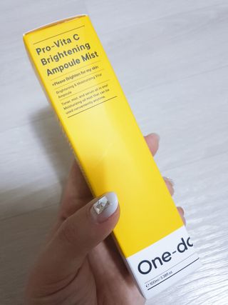 원데이즈유 프로 바이타 씨 브라이트닝 앰플 미스트 — 5점을 준 리뷰어가 2021년 1월 올린 사용 사진