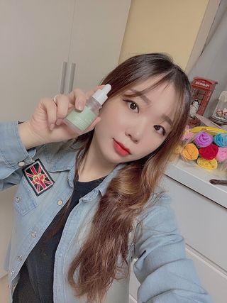 나나스킨 콤플렉스씨쓰리닥터클리어앰플 — 4점을 준 리뷰어가 2021년 10월 올린 사용 사진