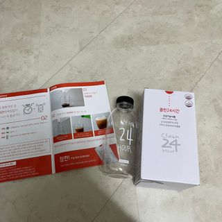 클린24시간 1BOX(5포) + 전용보틀(500ml) — 5점을 준 리뷰어가 2022년 12월 올린 사용 사진