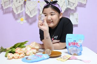 (주) 피치코리아 신기한 물방울떡 젤리 x2개입 — 5점을 준 리뷰어가 2023년 5월 올린 사용 사진