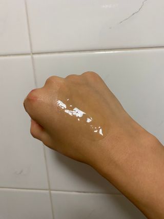 프리마인 메이크업과 들뜨는 각질까지 한방에 깐달걀로! 순하기까지한 셀베이스 그린티클렌저(200ml) — 5점을 준 리뷰어가 2023년 1월 올린 사용 사진