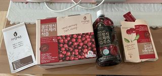자연에온 몽모랑시 타트체리 3종 세트 구성 - 저분자콜라겐젤리, NFC 착즙주스 — 5점을 준 리뷰어가 2021년 7월 올린 사용 사진
