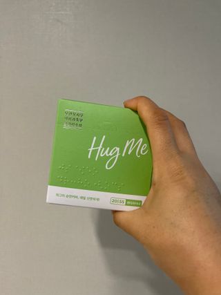허그미 유기농 순면커버 팬티라이너 + 울트라라이너 — 5점을 준 리뷰어가 2021년 8월 올린 사용 사진