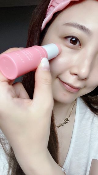 스킨큐어 산다화 카멜리아 안티 링클 멀티밤 — 5점을 준 리뷰어가 2022년 4월 올린 사용 사진