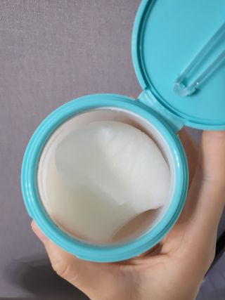 리더스코스메틱 리더스 카밍 바이오틱스 퀵 수딩 패드 — 4.5점을 준 리뷰어가 2022년 7월 올린 사용 사진
