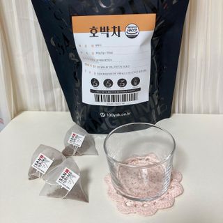 산그리메 국내산 호박차 100티백 대용량 삼각티백차 — 5점을 준 리뷰어가 2021년 7월 올린 사용 사진