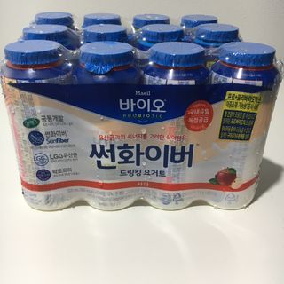 LIVE 매일바이오 썬화이버 드링킹 요거트 — 5점을 준 리뷰어가 2022년 8월 올린 사용 사진