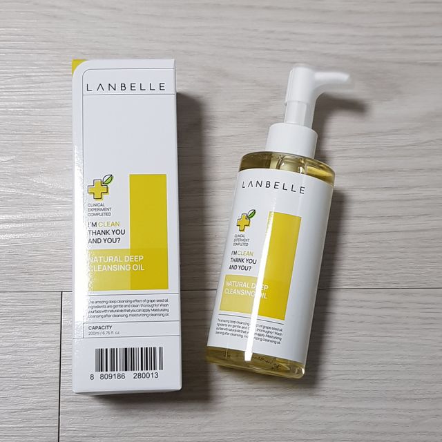 랑벨 내츄럴 딥 클렌징 오일 200ml (저자극 약산성 천연 클렌징) 리뷰 사진