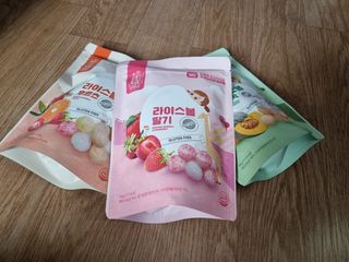 아비삭라이스볼 3종 /딸기,후르츠,단호박 — 5점을 준 리뷰어가 2021년 7월 올린 사용 사진