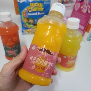 탐라원 제주의 맛, 몬딱주스 4종세트 - 한라봉몬딱주스, 천혜향몬딱주스, 청귤에이드, 당근몬딱주스 — 5점을 준 리뷰어가 2021년 7월 올린 사용 사진
