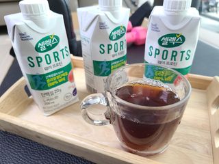 셀렉스스포츠 셀렉스 스포츠 웨이 프로틴 복숭아_ 330ml x 12팩 — 5점을 준 리뷰어가 2021년 3월 올린 사용 사진
