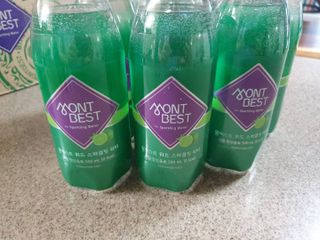 몽베스트 Montbest with Sparkling water Lime20병 — 5점을 준 리뷰어가 2021년 10월 올린 사용 사진