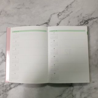 리훈 2023년 아이라이크 모눈 다이어리 미니달력 세트 — 5점을 준 리뷰어가 2022년 12월 올린 사용 사진