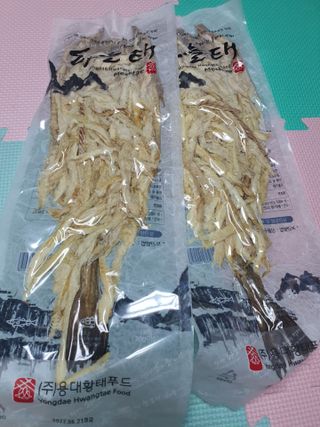 [오늘바스켓] 용대리 손질하늘태 130g — 5점을 준 리뷰어가 2021년 6월 올린 사용 사진