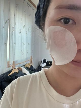 씨드렛 큐컴버 수딩 토너 패드 — 5점을 준 리뷰어가 2023년 2월 올린 사용 사진