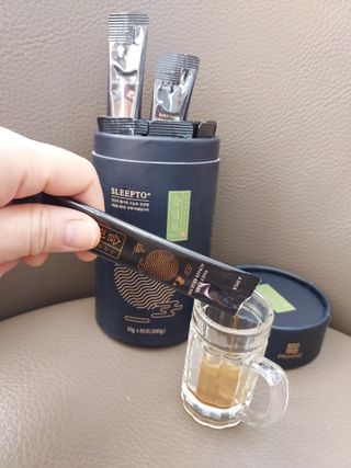 프리마인 자체 기업부설 연구소에서 찾아낸 건강한 수면의 비밀.  슬립토 플러스 30포 — 5점을 준 리뷰어가 2023년 4월 올린 사용 사진