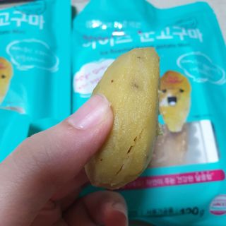 해뜨온 껍질없는 한입아이스 군고구마 120g x 4개 — 5점을 준 리뷰어가 2021년 9월 올린 사용 사진