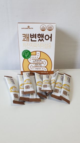 메이준뉴트리 쾌변했어 차전자피 식이섬유[30포/1박스] — 5점을 준 리뷰어가 2021년 4월 올린 사용 사진