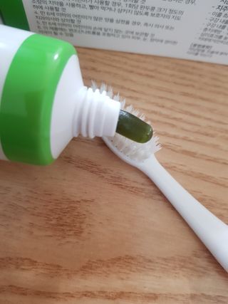 프리마인 유해균 뿐만 아니라 유익균까지 씻어내는 치약은 그만, 건강한 구강환경을 만드는 덴탈엔오 — 5점을 준 리뷰어가 2022년 1월 올린 사용 사진