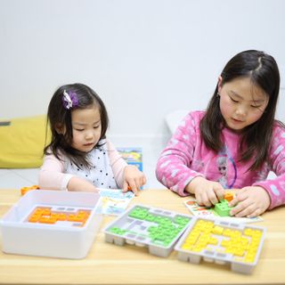 애니블록 뽀로로 퍼즐 스타터 — 5점을 준 리뷰어가 2021년 1월 올린 사용 사진