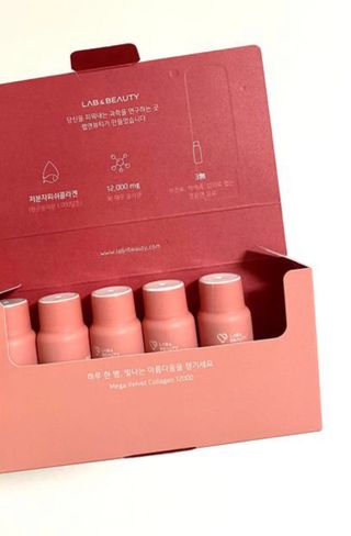랩앤뷰티 메가 벨벳 콜라겐 12000 — 5점을 준 리뷰어가 2021년 5월 올린 사용 사진