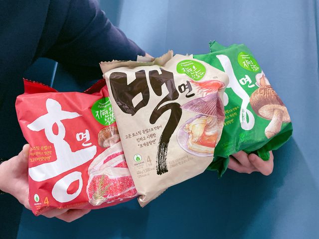 [풀무원] 자연은맛있다 정면, 백면, 홍면  세트 리뷰 사진
