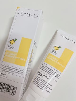 랑벨 비타 에너지 잡티 크림 75ml (피부 속 기미완화크림) — 5점을 준 리뷰어가 2022년 5월 올린 사용 사진