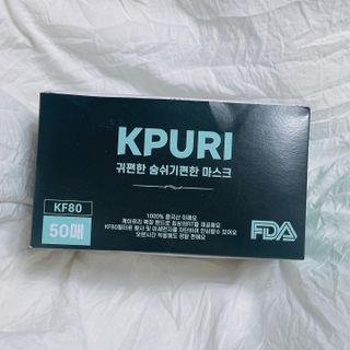 케이퓨리 KF80 덴탈 귀편한 숨쉬기편한 마스크 50매 — 2점을 준 리뷰어가 2022년 10월 올린 사용 사진