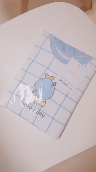 유비맘 궁디팡팡 내의/내복 상하세트 — 5점을 준 리뷰어가 2021년 3월 올린 사용 사진