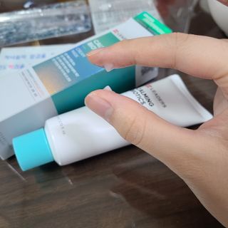 리더스코스메틱 리더스 카밍 바이오틱스 크림 마스크 — 4.5점을 준 리뷰어가 2021년 5월 올린 사용 사진