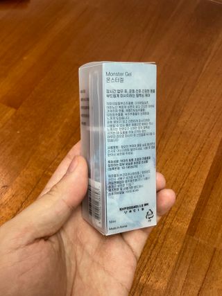 [바록스] 류현진 올인원 바디릴렉싱 몬스터겔 50ml — 5점을 준 리뷰어가 2021년 4월 올린 사용 사진