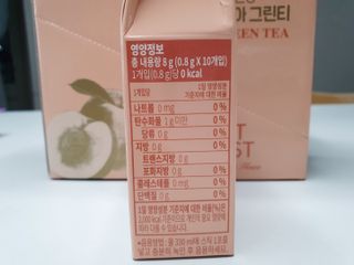 몽베스트 위드더 블랜딩 하우스 _복숭아 그린티 — 5점을 준 리뷰어가 2022년 11월 올린 사용 사진