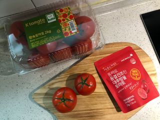 레드닥터 완숙토마토 + 통째로 동결건조한 대추방울토마토 — 5점을 준 리뷰어가 2022년 12월 올린 사용 사진