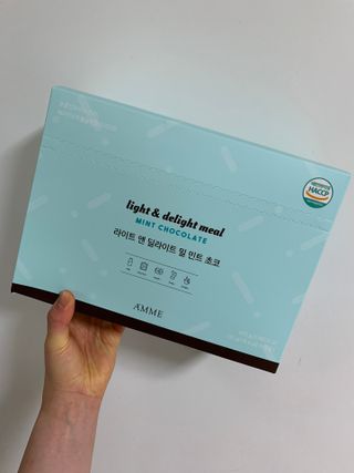 아므_이너뷰티 라이트 앤 딜라이트 밀 민트 초코 — 5점을 준 리뷰어가 2021년 7월 올린 사용 사진
