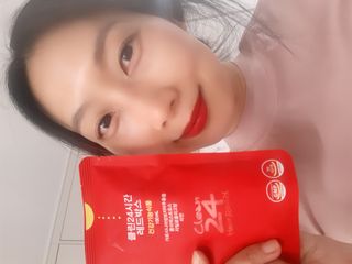 클린24시간 레드박스 1BOX(5포) + 전용보틀(500ml) — 5점을 준 리뷰어가 2024년 2월 올린 사용 사진