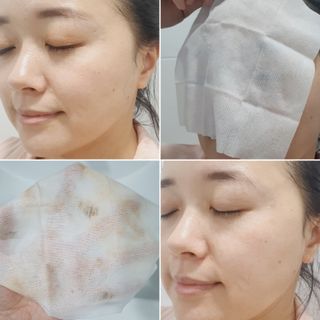 디레시피 세안이 필요없는 순한 클렌징 티슈 — 5점을 준 리뷰어가 2021년 4월 올린 사용 사진