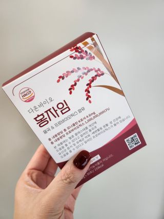 하루 1포로 콜레스테롤, 유산균, 고역가 소화효소까지 한번에 섭취! 다온바이오 홍자임 1개월분(30포) — 5점을 준 리뷰어가 2023년 1월 올린 사용 사진