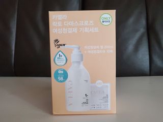 카엘라 락토 다마스크 로즈 여성청결제 젤 기획세트 — 5점을 준 리뷰어가 2023년 6월 올린 사용 사진