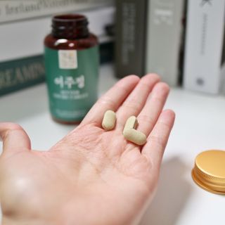 일편강심 여주정,마카정,새싹보리정,보스웰리아정,저분자콜라겐 — 5점을 준 리뷰어가 2021년 7월 올린 사용 사진