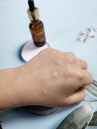 스킨큐어 산다화 비타민c 화이트닝 에센스 30ml — 5점을 준 리뷰어가 2023년 9월 올린 사용 사진