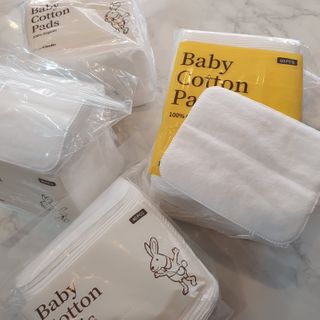 디어엘로디 프리미엄 유기농 베이비 솜티슈 40매 3 + 1 PACK — 5점을 준 리뷰어가 2021년 2월 올린 사용 사진