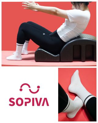 SOPIVA 소피바 요가,필라테스 양말 — 5점을 준 리뷰어가 2021년 8월 올린 사용 사진