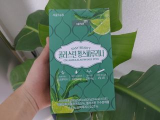 서울에프엔비 콜라스틴 3종 뷰티젤리스틱 45입 [ABC핏 15입 /  석류핏 15입 / 청스피루리나 15입] — 5점을 준 리뷰어가 2021년 8월 올린 사용 사진