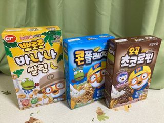 씨알푸드 뽀로로 시리얼 3종 — 5점을 준 리뷰어가 2022년 2월 올린 사용 사진