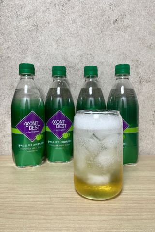몽베스트 Montbest with Sparkling water Lime20병 — 5점을 준 리뷰어가 2022년 11월 올린 사용 사진