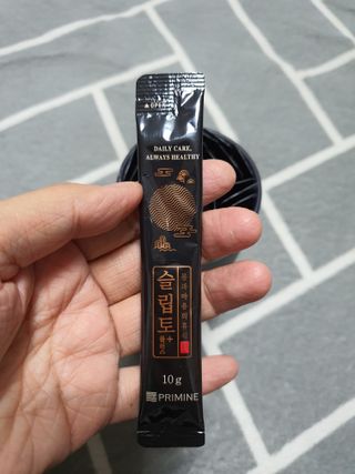 프리마인 자체 기업부설 연구소에서 찾아낸 건강한 수면의 비밀.  슬립토 플러스 30포 — 5점을 준 리뷰어가 2021년 10월 올린 사용 사진
