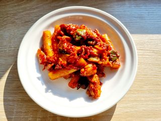한성기업 무볼레 닭떡볶이+해물떡볶이 2종 세트 — 5점을 준 리뷰어가 2021년 10월 올린 사용 사진
