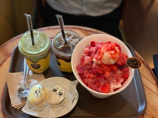 카페 더달달 [카페더달달 ] 빙수 택 1 + 음료 2잔 + 마카롱2개 — 5점을 준 리뷰어가 2021년 7월 올린 사용 사진