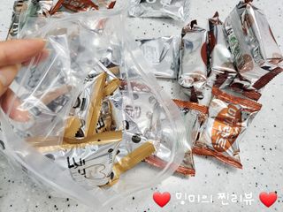 노플(NOPL) 노플 친환경 바이오 산화 생분해  항균 일회용 위생 비닐장갑 100매 + 지퍼백 소형, 대형 — 4점을 준 리뷰어가 2021년 10월 올린 사용 사진